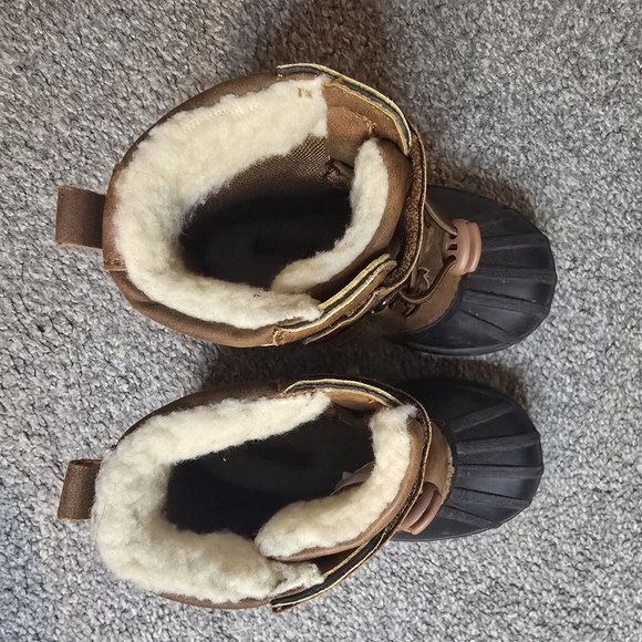London Fog Little Kids Winter Water Boots Size 7 Good Pre-loved Condition - Picture 6 of 9